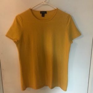 Yellow Cashmere shirt